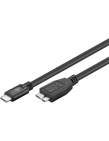 CABLE USB-C A MICRO USB-B 3.0 M/M 1MTS