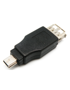 Adaptador.USB-A h/mini 5P m