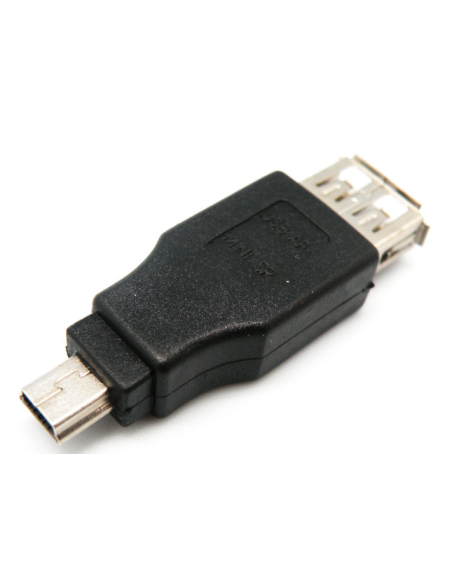 Adaptador.USB-A h/mini 5P m