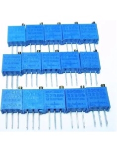 Kit de 50 Potenciómetros de 25 Vueltas Vertical en cajita 2