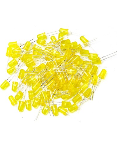 BOLSA DE 25 LEDS AMARILLOS DE 5mm