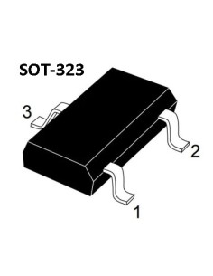 TRANSISTOR NPN SMD SOT-323 80V 3A