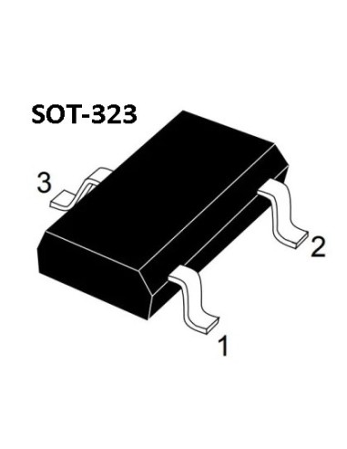 TRANSISTOR NPN SMD SOT-323 80V 3A