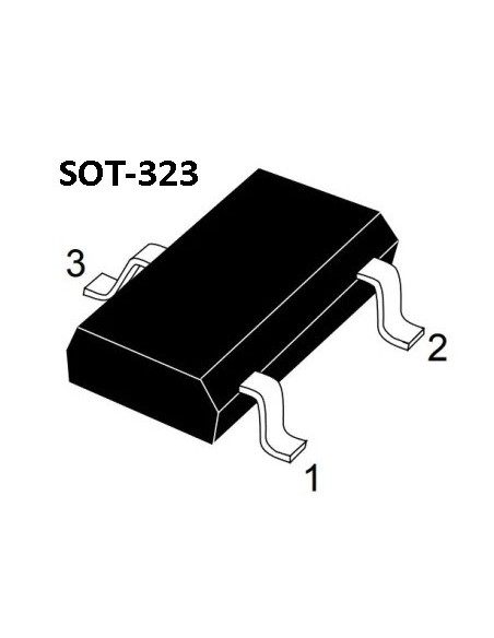 TRANSISTOR NPN SMD SOT-323 80V 3A