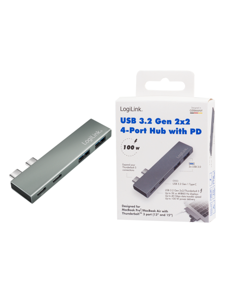 Port Hub USB 3.2 Gen 2x2  4 puertos