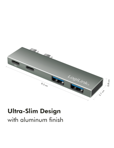 Port Hub USB 3.2 Gen 2x2  4 puertos 2