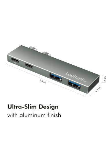 Port Hub USB 3.2 Gen 2x2  4 puertos