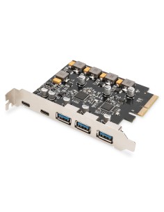 Tarjeta PCIe 2x USB-C + 3x USB-A