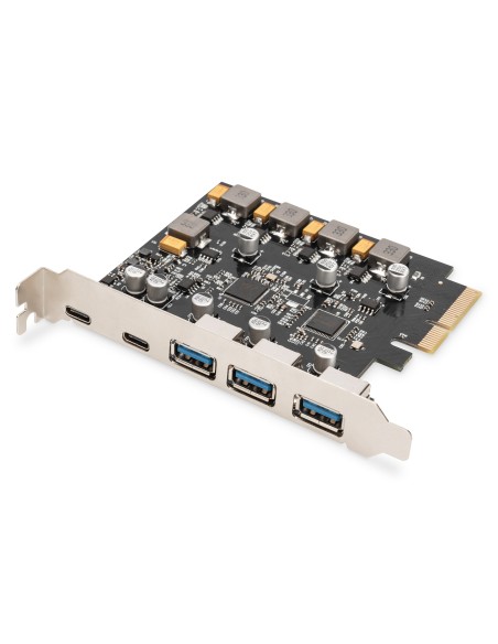 Tarjeta PCIe 2x USB-C + 3x USB-A