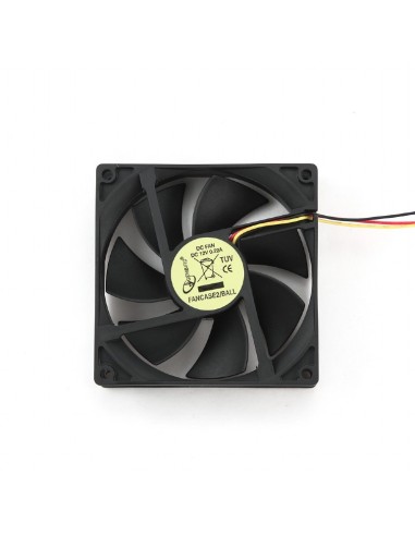 Ventilador 12V 90x90x25mm DE BOLAS 3 PINS CON CONECTOR