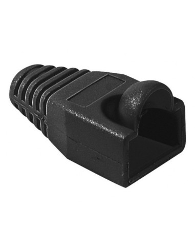Bolsa 10 Capuchones negros RJ45 6.5mm