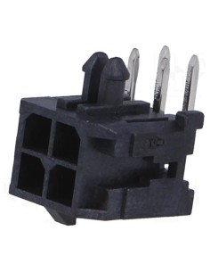 CONECTOR MOLEX MICROFIT 4 VIAS MACHO PCB