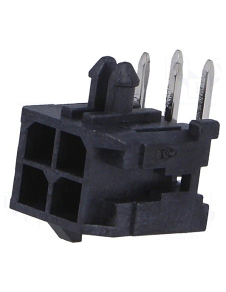 CONECTOR MOLEX MICROFIT 4 VIAS MACHO PCB