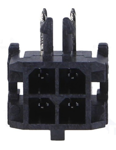 CONECTOR MOLEX MICROFIT 4 VIAS MACHO PCB