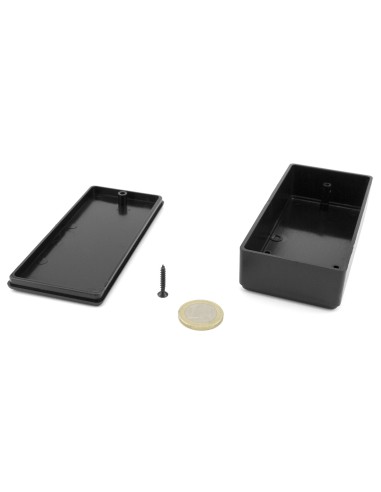 CAJA UNIVERSAL DE PLASTICO NEGRA 121X55X31mm