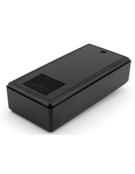 CAJA PLASTICO UNIVERSAL NEGRA 121X56X31mm CON SALIDA DE AIRE