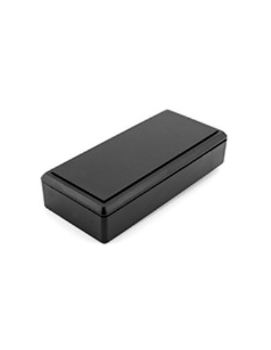 CAJA PLASTICO UNIVERSAL NEGRA 131X60X29mm CON PORTAPILAS