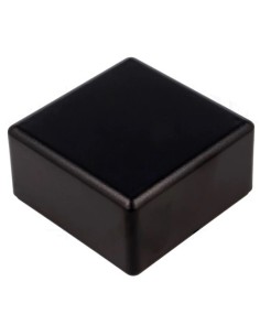CAJA PLASTICO ABS NEGRA 69x69x37 mm