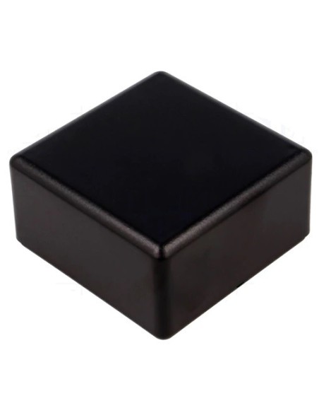 CAJA PLASTICO ABS NEGRA 69x69x37 mm
