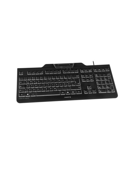 Teclado USB con lector de tarjetas DNI