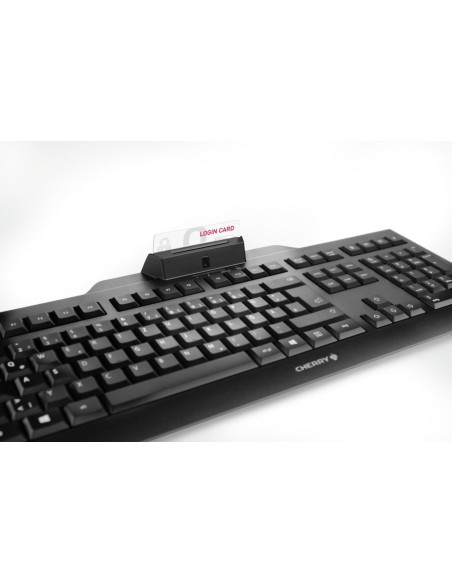 Teclado USB con lector de tarjetas DNI