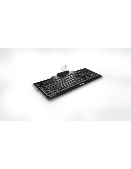 Teclado USB con lector de tarjetas DNI