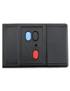 CAJA PLASTICO ABS NEGRA 90X60X22mm CON 3 BOTONES 2