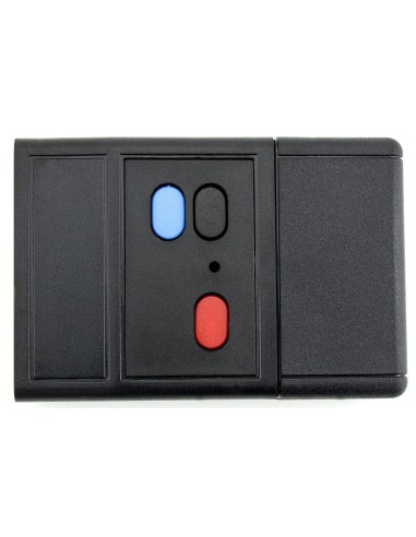 CAJA PLASTICO ABS NEGRA 90X60X22mm CON 3 BOTONES