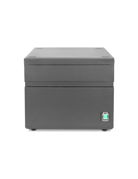 Armario de carga móvil, versión de sobremesa, UV-C, USB-C 10 estaciones de carga, 14", negro