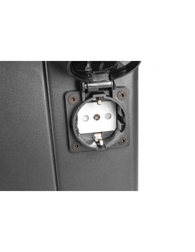 Armario de carga móvil, 16 estaciones de carga, 14", negro 384 x 550 x 375 mm, incl. USB, ventilador