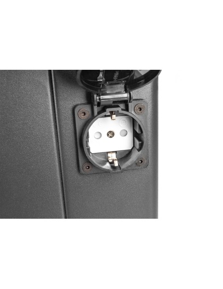 Armario de carga móvil, 16 estaciones de carga, 14", negro 384 x 550 x 375 mm, incl. USB, ventilador