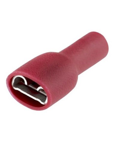 TERMINAL HEMBRA AISLADO ROJO 1.5mm