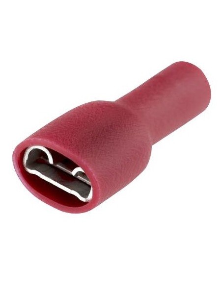 TERMINAL HEMBRA AISLADO ROJO 1.5mm