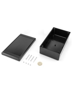 CAJA PLASTICO ABS 200X112X71mm NEGRA 2