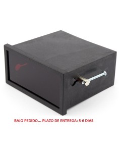 CAJA PLASTICO NEGRA 80X97X48mm CONECTABLE