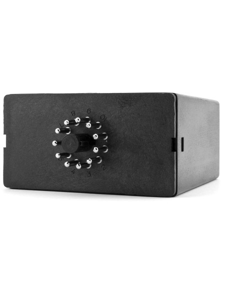 CAJA CON ZOCALO UNDECAL 92x81x42 mm. NEGRA