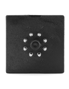 CAJA ABS CON ZOCALO OCTAL 78X48X48mm NEGRA 2