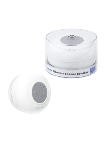 Altavoz Bluetooth Water Proof IP64 Blanco