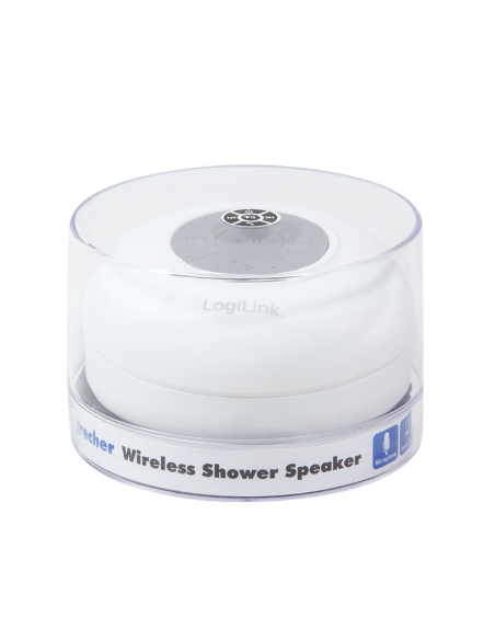 Altavoz Bluetooth Water Proof IP64 Blanco