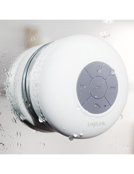Altavoz Bluetooth Water Proof IP64 Blanco