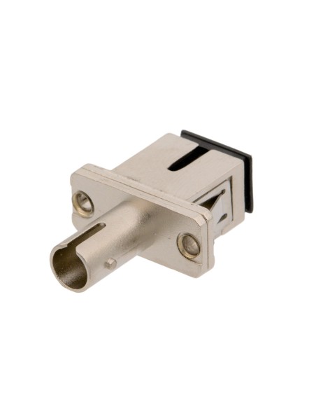 Adaptador hibrido SC/UPC hembra a ST/UPC hembra