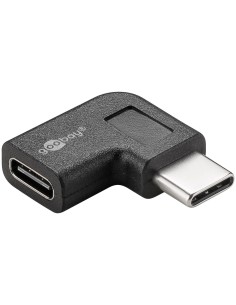 Adaptador USB-C M-H codo 90º
