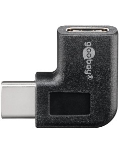 Adaptador USB-C M-H codo 90º 2