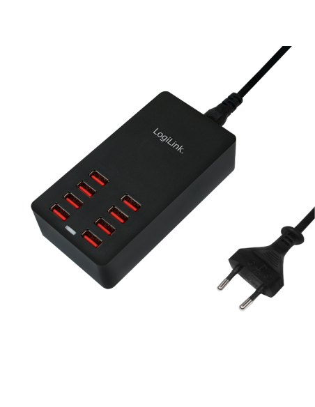 Cargador de mesa USB 8x 44W
