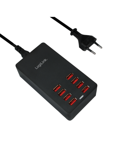 Cargador de mesa USB 8x 44W