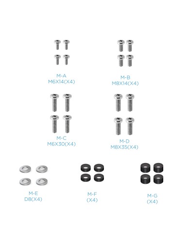 Soporte de mesa para pantallas de 23"-75"