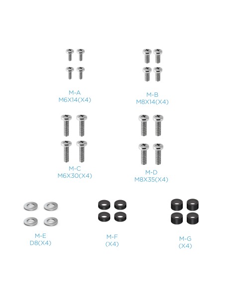 Soporte de mesa para pantallas de 23"-75"