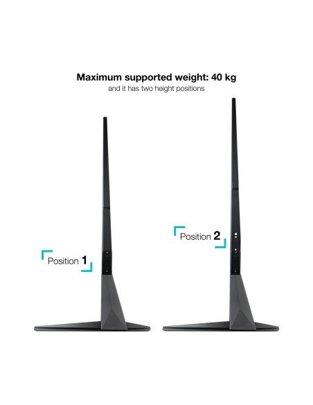 Soporte de mesa para pantallas de 23"-75"