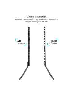 Soporte de mesa para pantallas de 23"-75" 2