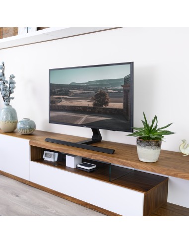 Soporte de mesa de aluminio para pantallas 32"-65"